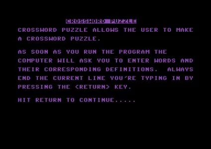 CROSSWORD PUZZLE screenshot2