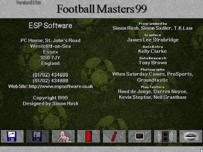 FOOTBALL MASTERS 99 screenshot21