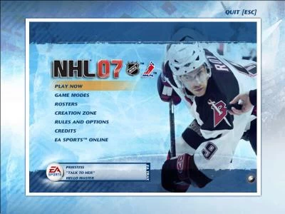NHL 07 screenshot4