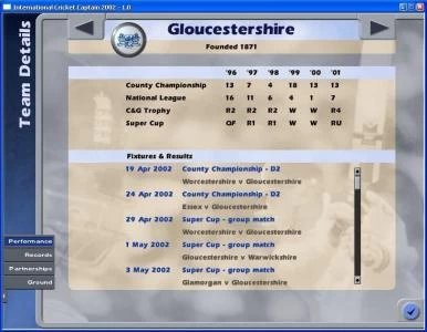INTERNATIONAL CRICKET CAPTAIN 2002 screenshot16